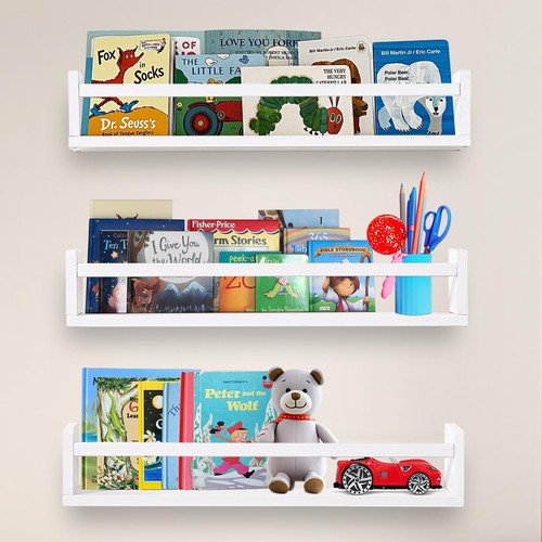 Nursery bookshelves white 24 - nursery,